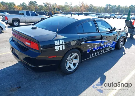 2014 Dodge Charger Police z USA, uszkodzony, nr VIN 2C3CDXAT5EH242406